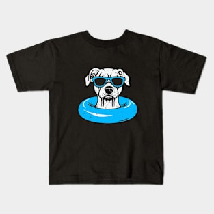 Puppy In Sunglasses Kids T-Shirt